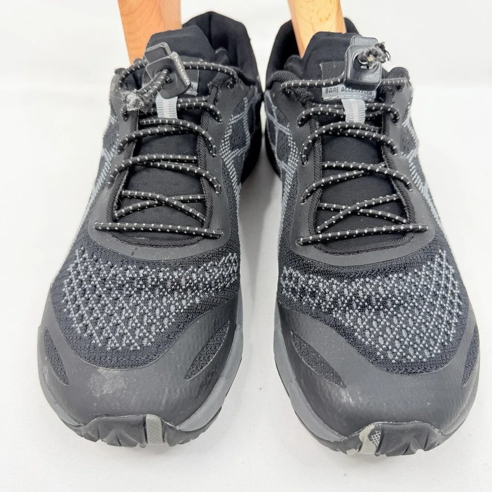 Merrell Bare Access Flex Trail Running Shoes Size 9.5 Black Gray J12608‎